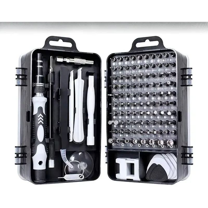 Ultimate 115-in-1 Precision Screwdriver Set for Phones, PCs & Electronics