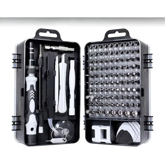 Ultimate 115-in-1 Precision Screwdriver Set for Phones, PCs & Electronics