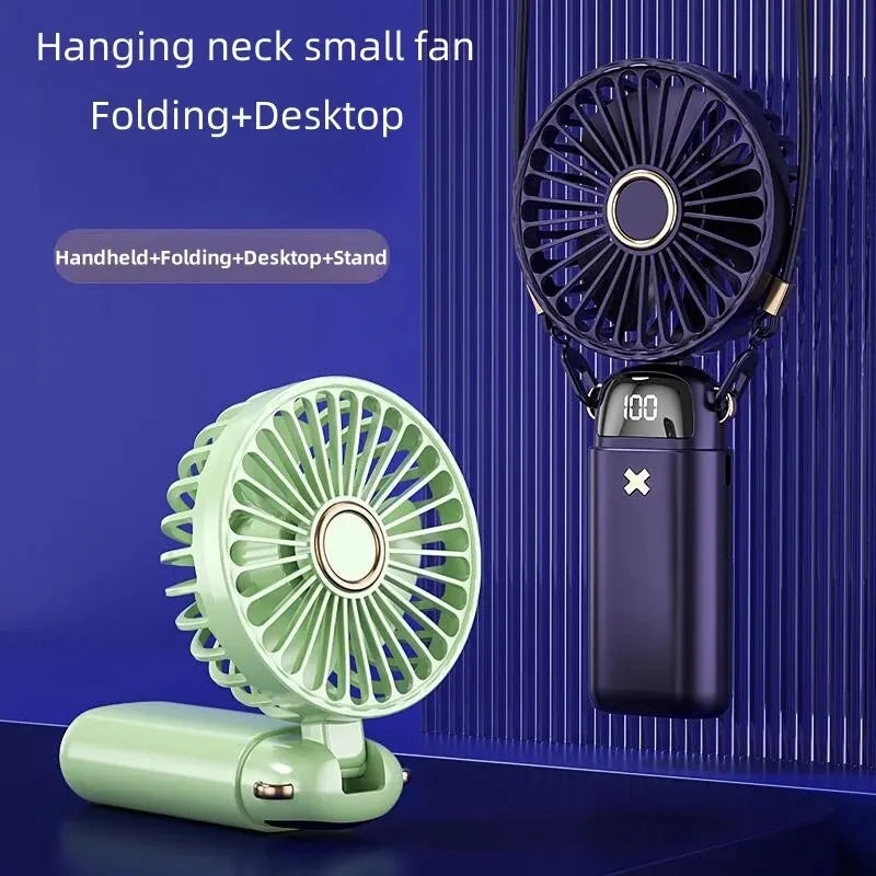 Mini Folding Handheld Fan – Portable USB Rechargeable Fan