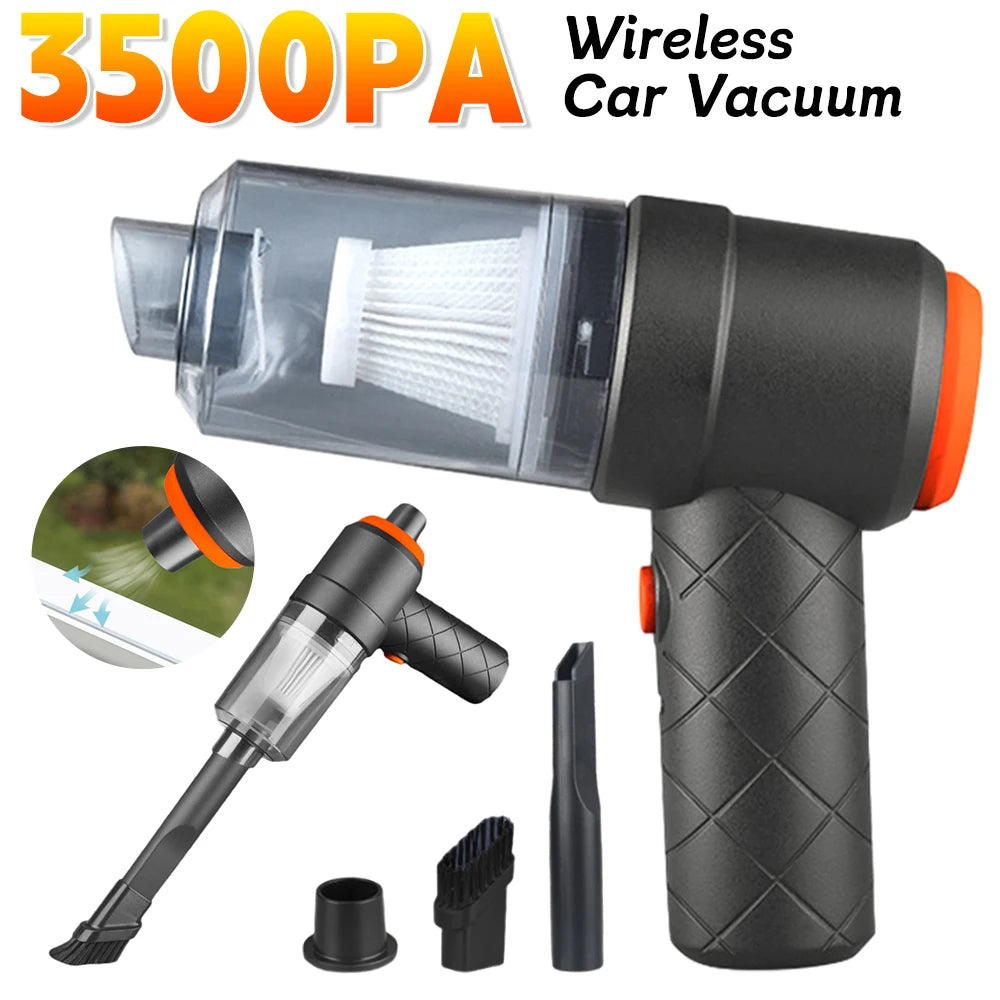 Portable Wireless Vacuum Cleaner – Handheld Mini Hoover for Car, Home & Office