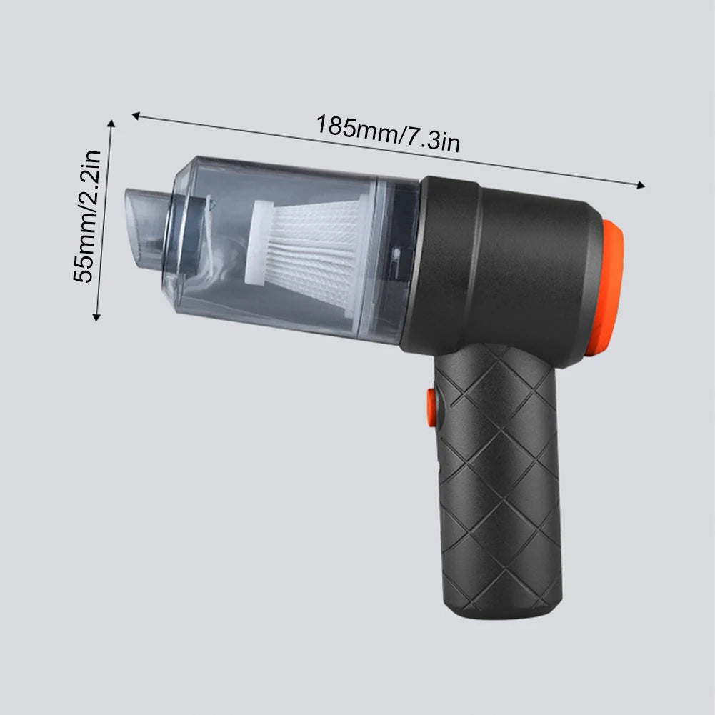 Portable Wireless Vacuum Cleaner – Handheld Mini Hoover for Car, Home & Office