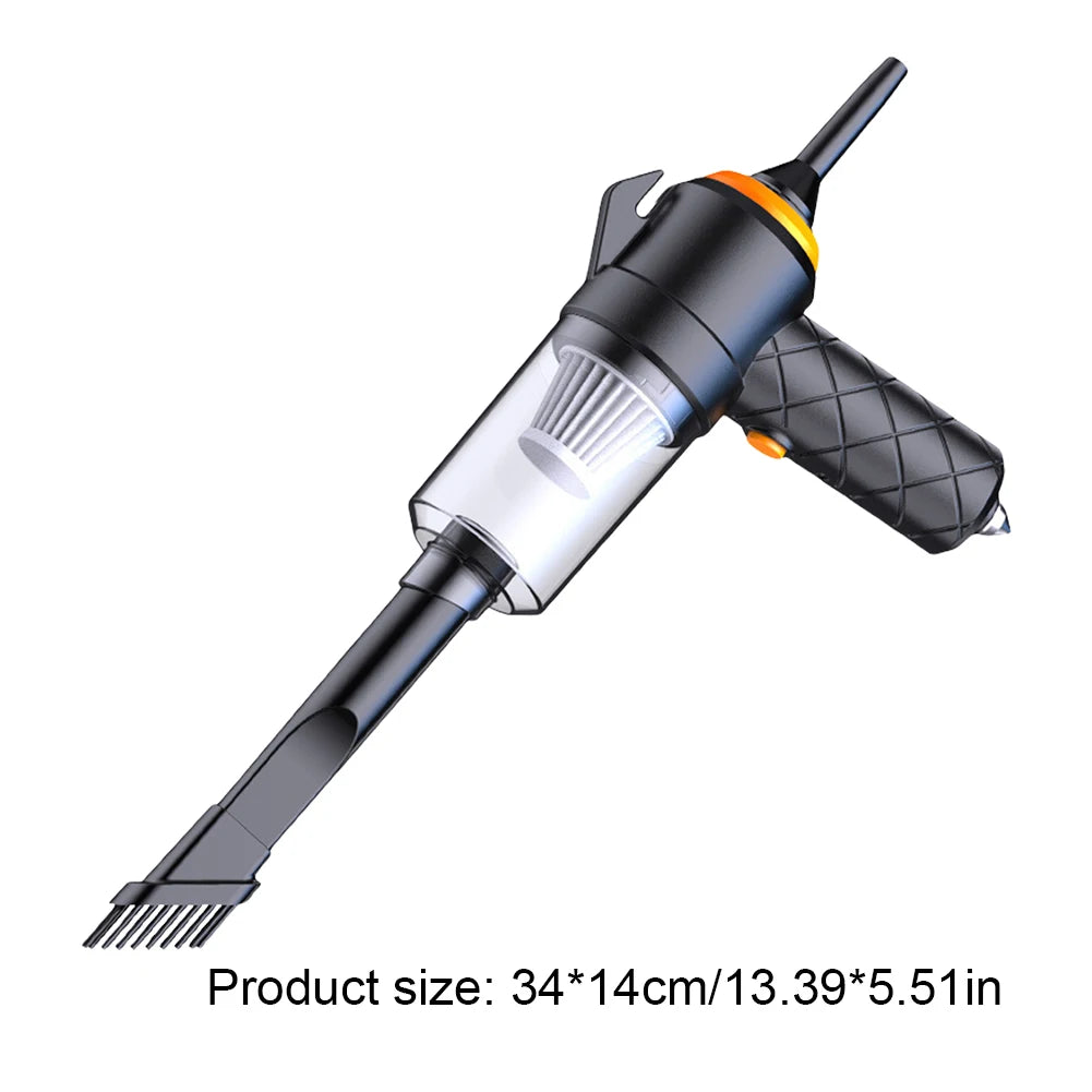 Portable Wireless Vacuum Cleaner – Handheld Mini Hoover for Car, Home & Office