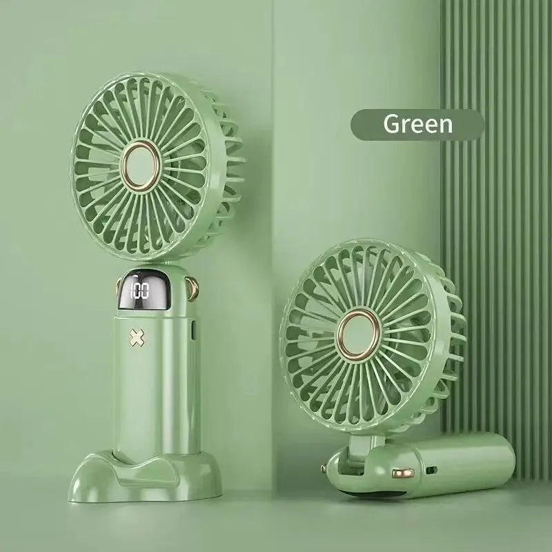 Mini Folding Handheld Fan – Portable USB Rechargeable Fan