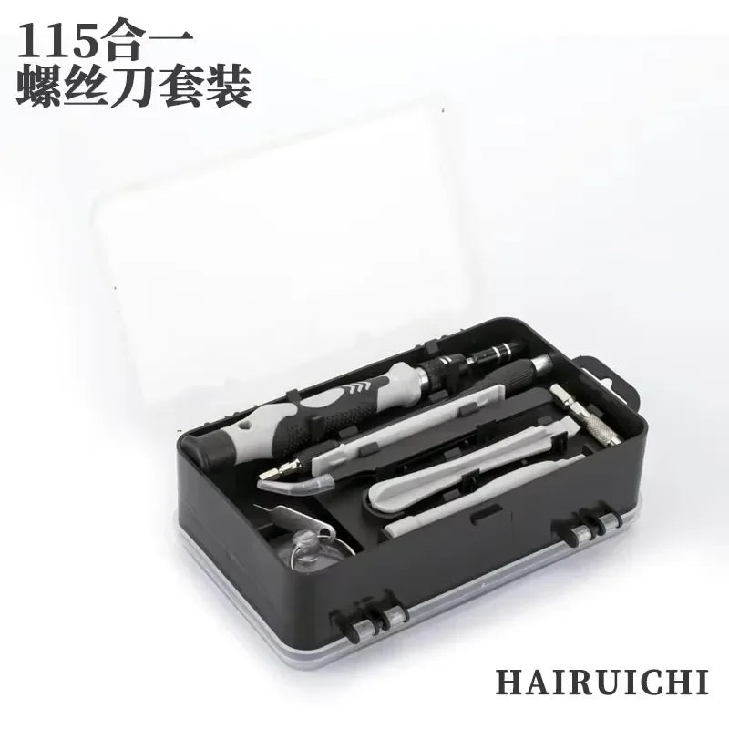 Ultimate 115-in-1 Precision Screwdriver Set for Phones, PCs & Electronics